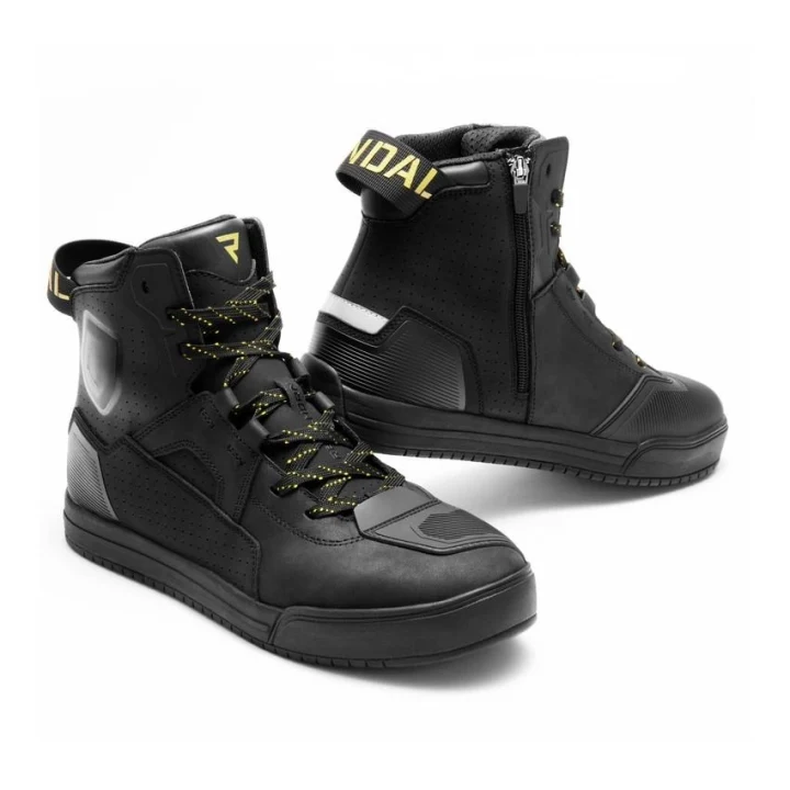 Trampki motorcycle women's REBELHORN VANDAL II LADY BLACK/GOLD black gold