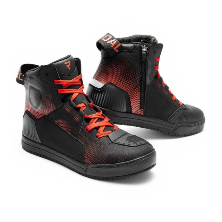 Trampki motorcycle REBELHORN VANDAL II BLACK/RED black red
