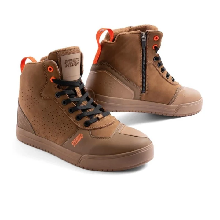 Trampki motorcycle REBELHORN SPIKE BROWN brown