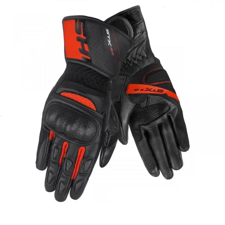 Road touring gloves SHIMA STX 2.0 RED black red